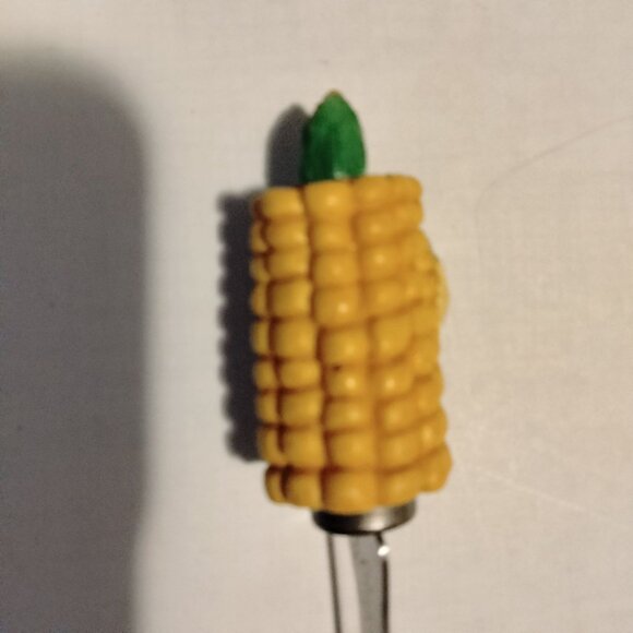Corn Cob Holder Hors d oeuvres Pick Butter Pat Boston Warehouse - Picture 5 of 5